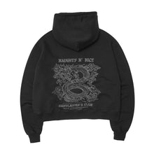 NAUGHTY N' NICE "DRAGON'S LUCK" HOODIE IN CAVIAR