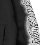 "CITY OF ANGELS" HOODIE IN ANTHRACITE