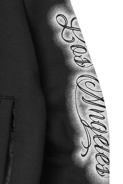 "CITY OF ANGELS" HOODIE IN ANTHRACITE