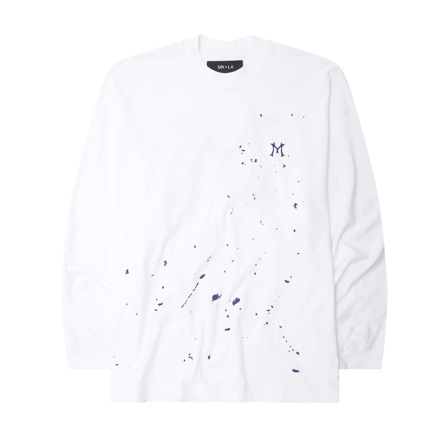 "HITTER" V3 LONGSLEEVE TEE IN WHITE