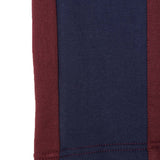 ROGUE SPLIT WIDE PANTS IN BURGUNDY/NAVY