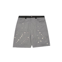 M+ DOUBLE KNEE PHAT SHORTS IN MOON GREY