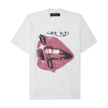 "LOVE HURTS" TEE IN WHITE