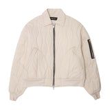 "FLOW" BOMBER JACKET IN CLOUD
