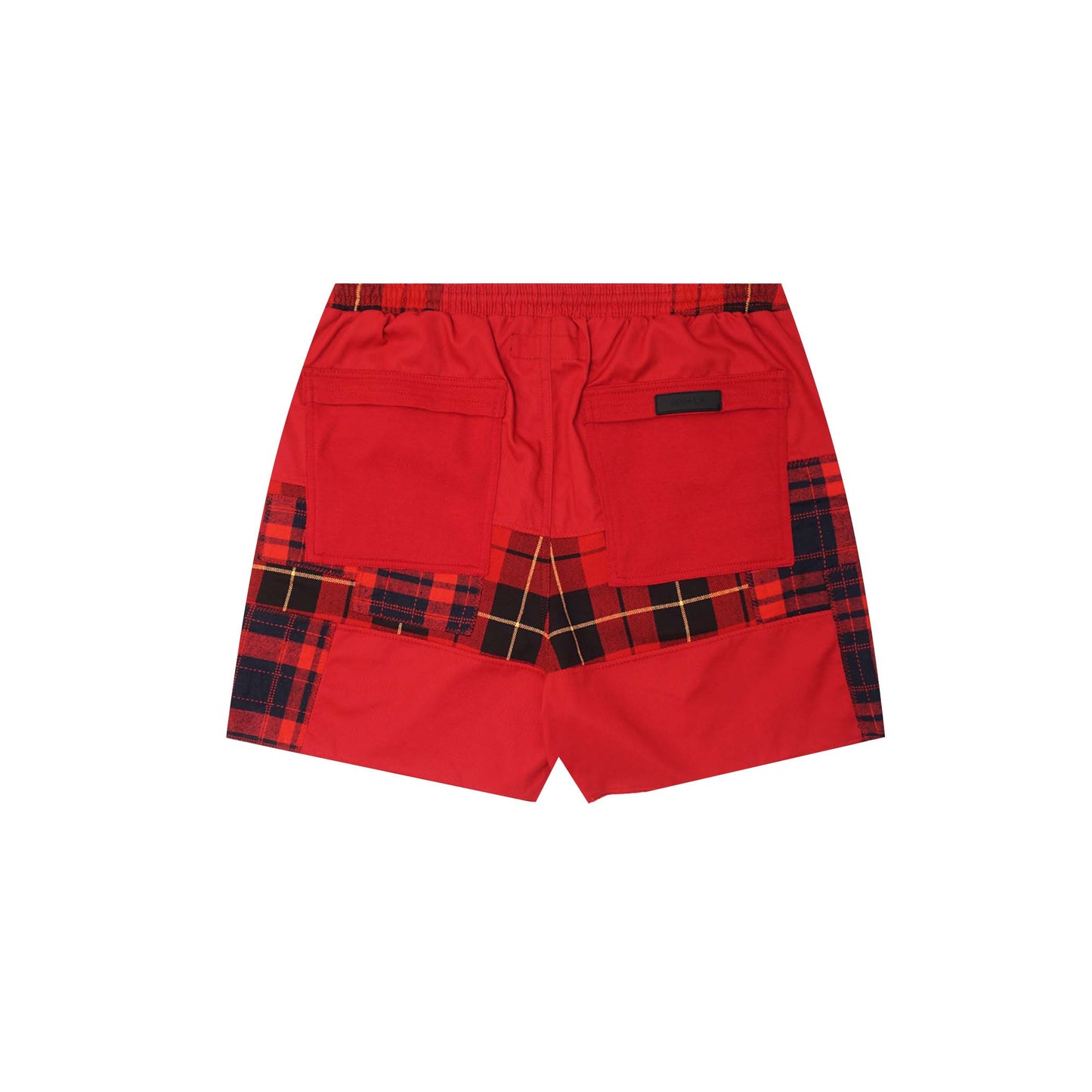 "CARMINE PLAID" LOUNGE SHORTS