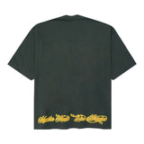 “BURNING STALLION” TEE IN HUNTER GREEN