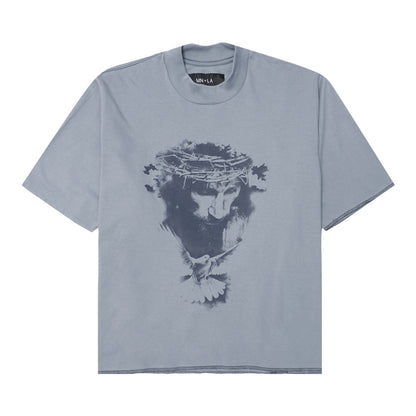 "CROWN OF THORNS" TEE IN GLACIER