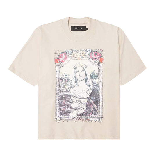 “IMMACULATE” TEE IN OAT