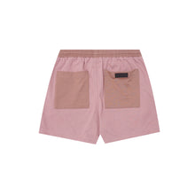 PLEATED HOUSE SHORTS IN LAVENDER