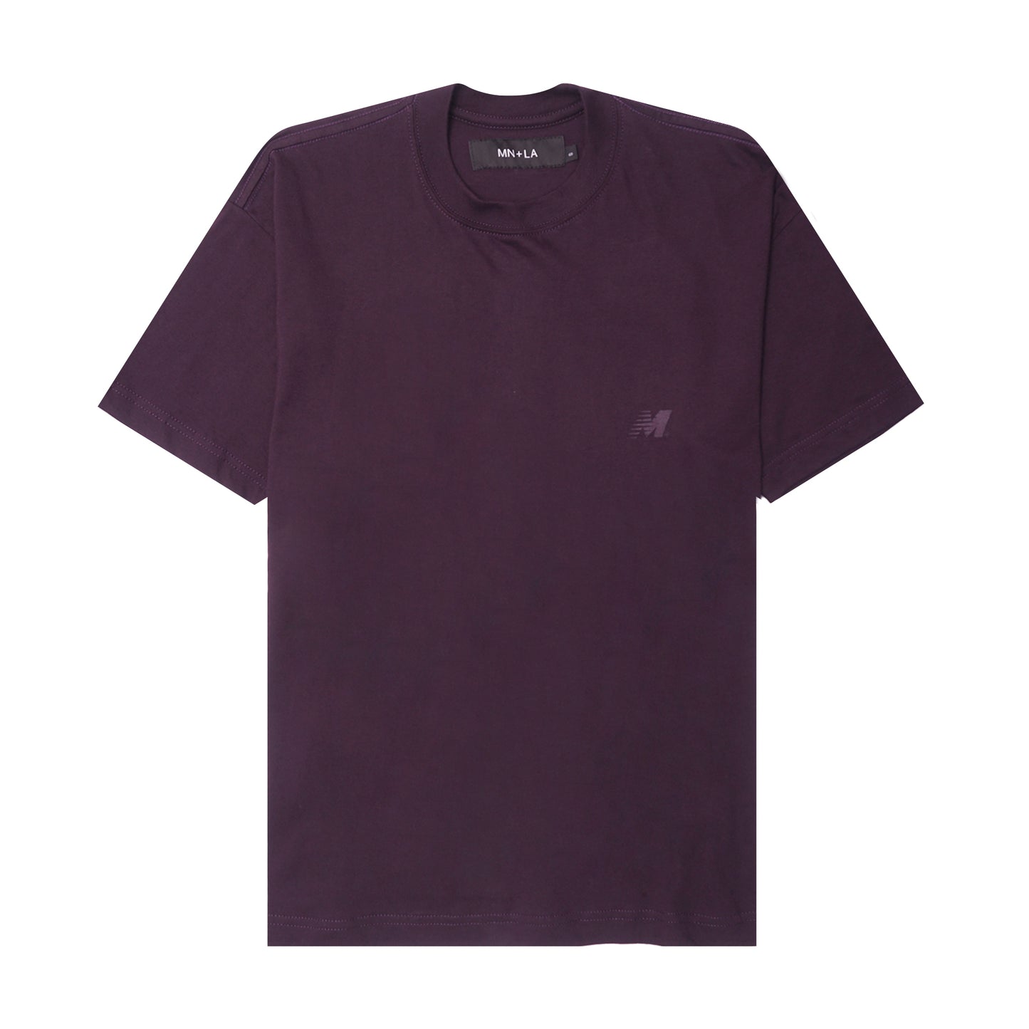"OUTDOOR EXPLORATION" MULTI LOGO TEE IN SHADOW PURPLE