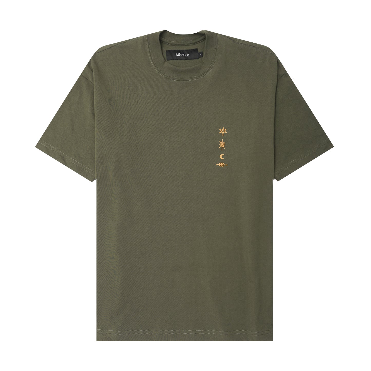 "ETERNAL RYTHM"  ULTRA HEAVY TEE IN OLIVE
