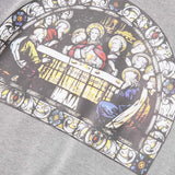 "LAST SUPPER" TEE IN HEATHER GREY