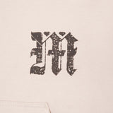 M'$ PAISLEY PATCHWORK MILITIA HOODIE IN OAT