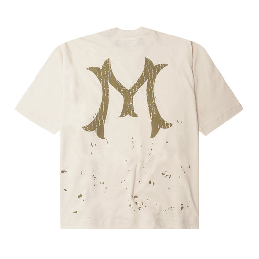 "HITTER" V3 MOCK NECK LITE TEE IN OAT