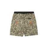 M+ DOUBLE KNEE PHAT SHORTS IN DUCK CAMO
