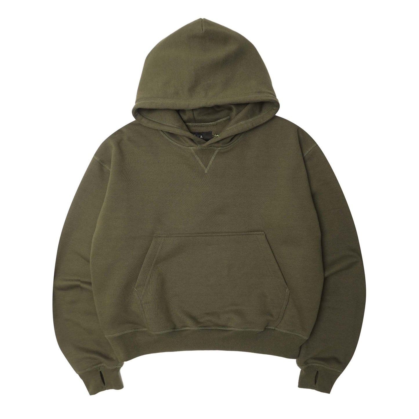 MILITIA HOODIE IN OLIVE