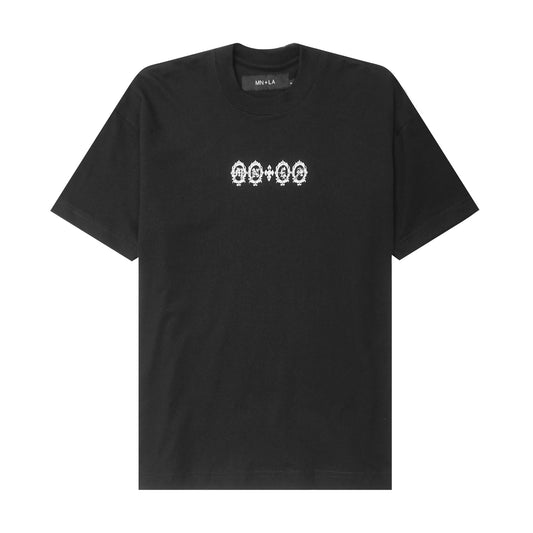 "SANCTUM" TEE IN ANTHRACITE