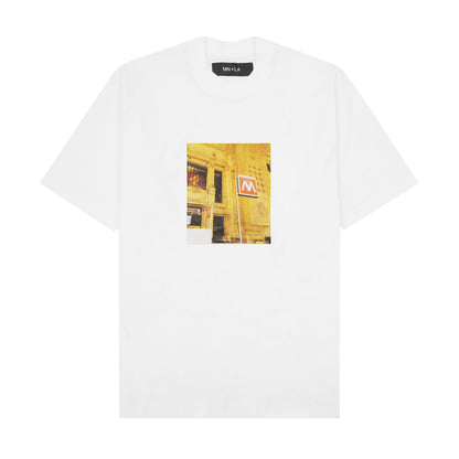 "METRO" TEE IN WHITE