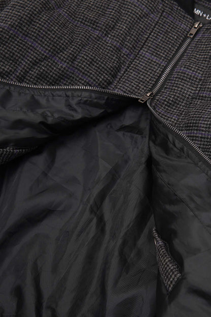 "THAI" BOMBER JACKET IN PIGEON PLAID/SAFFRON