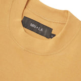 M'$ UNIVERSITY V2 TEE IN MUSTARD