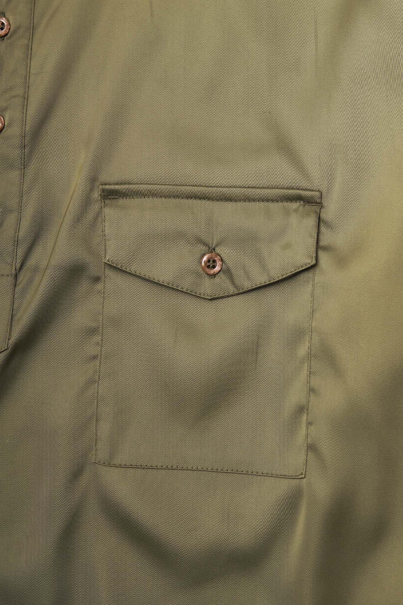 MANDARIN QUARTER L/S SHIRT IN CELADON