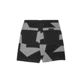 NEEDLEWORK SWEATSHORTS IN HEATHER GREY