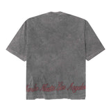 "LEAVE ME ALONE" TEE IN STONE/CASTLETON