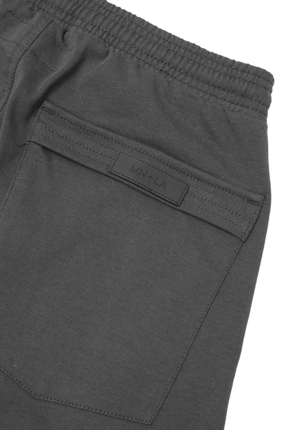 "TWIN M'$" BOOTCUT PANTS IN CHARCOAL GREY