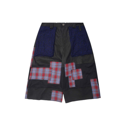TERRA SHORTS IN MIDNIGHT HARVEST PLAID