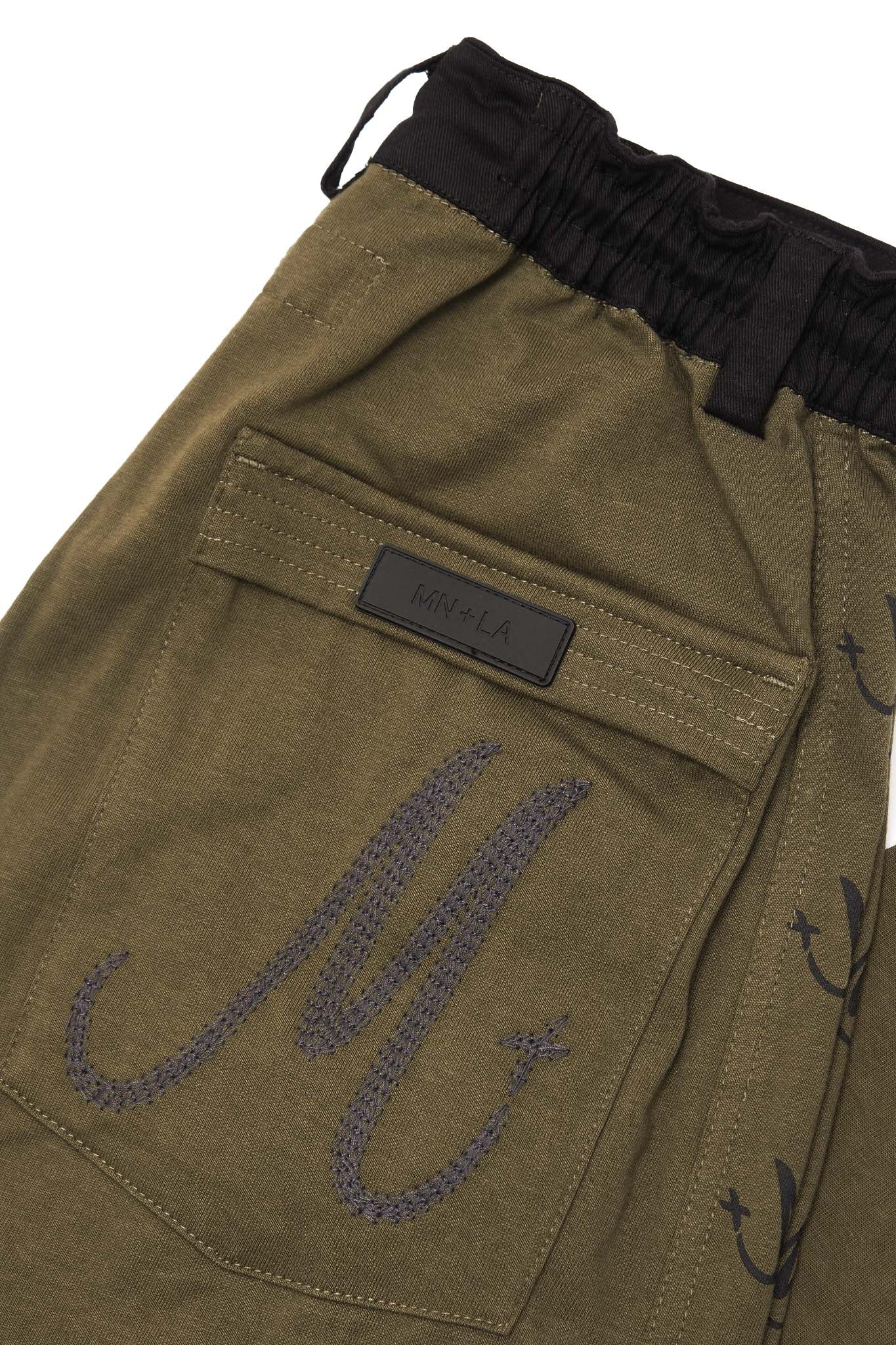 "MULTI M+" PHAT PANTS IN OLIVE