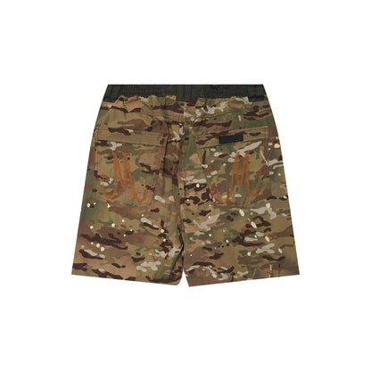 "PAINTER'S CAMO" DOUBLE KNEE PHAT SHORTS