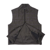 LAKESIDE VEST IN PIGEON PLAID