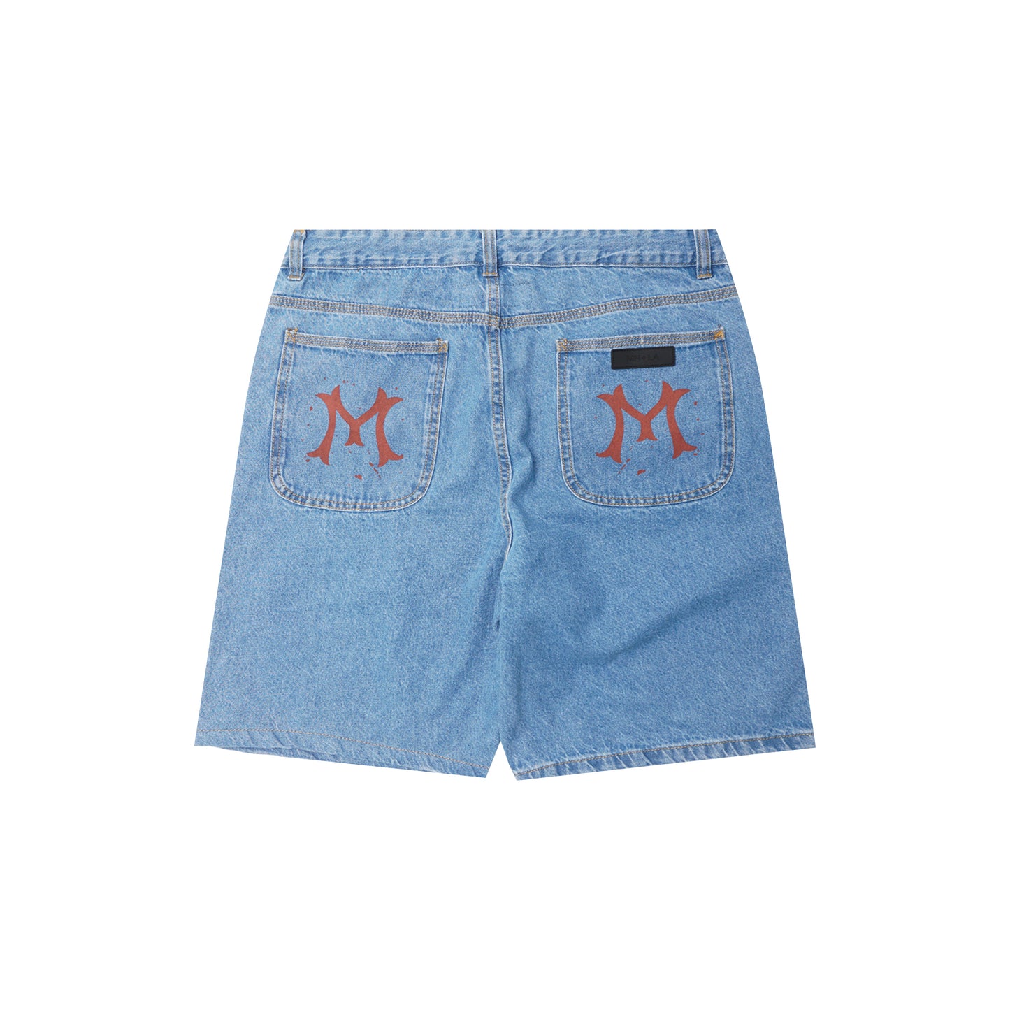 "HITTER" PHAT SHORTS IN ACID BLUE