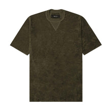 TOWEL TERRY MILITIA OVERSIZED TEE IN OLIVE