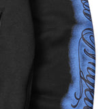 "CITY OF ANGELS" HOODIE IN CAVIAR