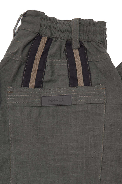 SME "STRIPE ME UP" PHAT PANTS IN PINE OLIVE