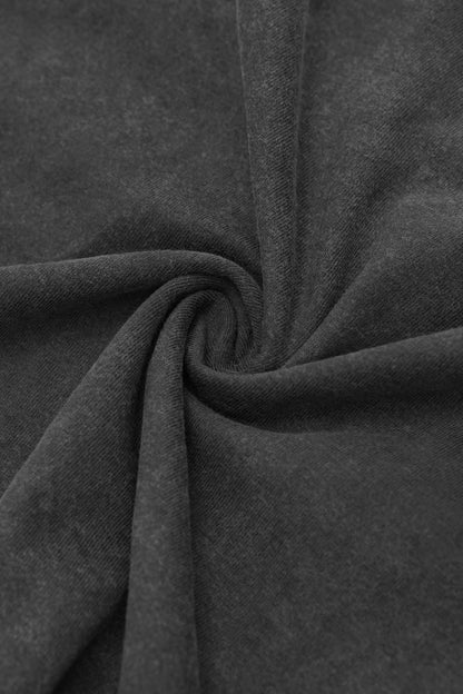 VINTAGE TATTERED LONGSLEEVE TEE IN GOLEM GREY