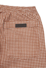 DOJO PANTS IN RUSSET HOUNDSTOOTH