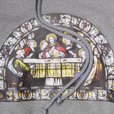 "LAST SUPPER" HOODIE IN HEATHER GREY
