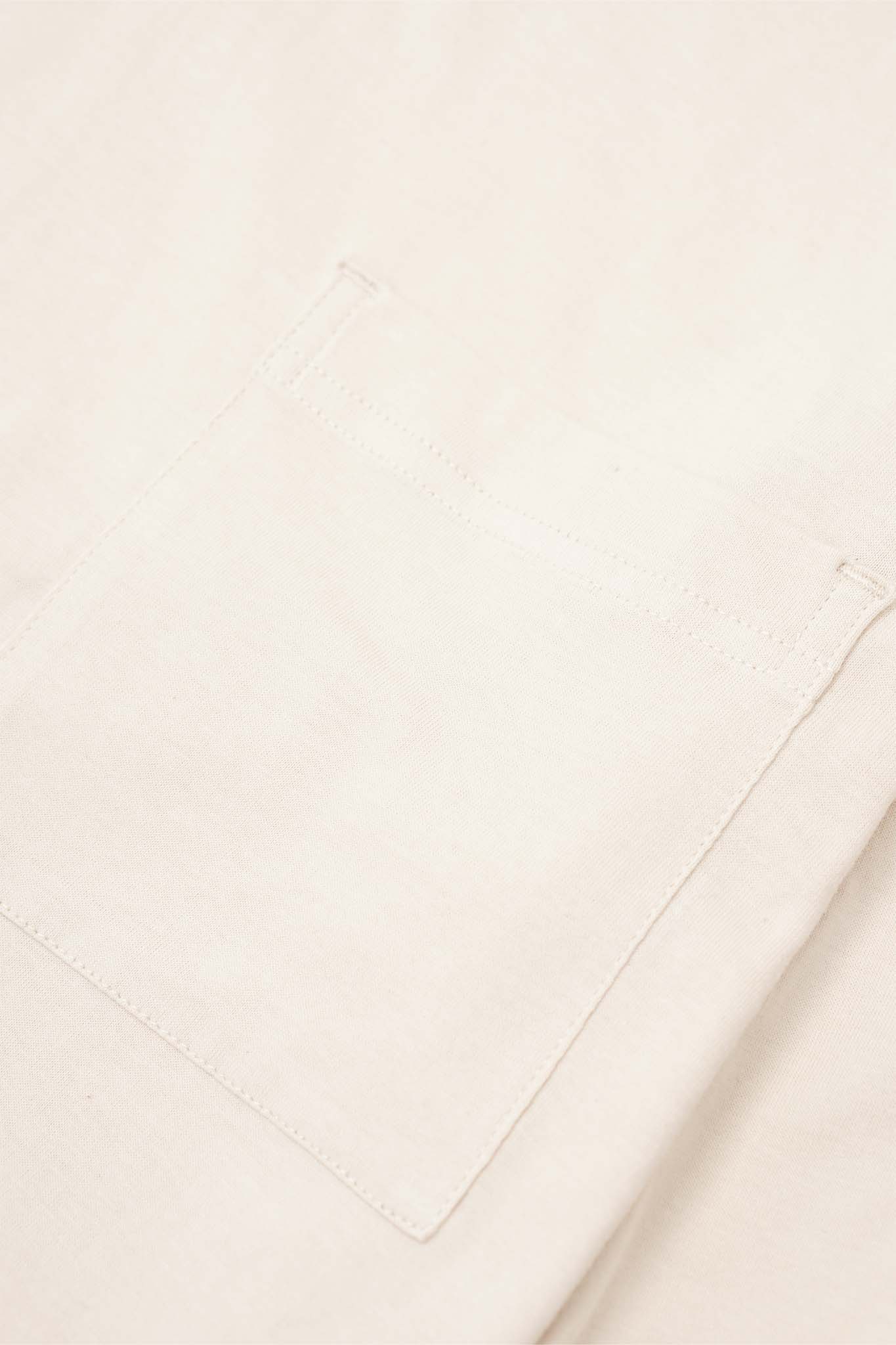 POCKET LONGSLEEVE LITE TEE IN OAT