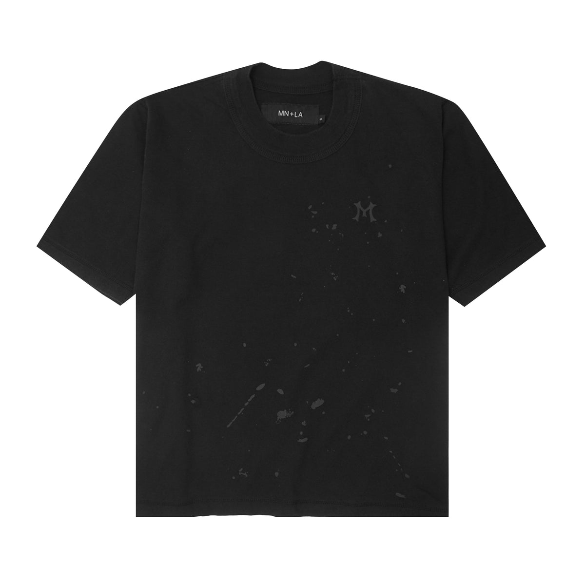 "HITTER" V3 MOCK NECK LITE TEE IN ONYX