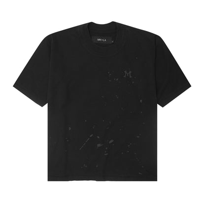 "HITTER" V3 MOCK NECK LITE TEE IN ONYX