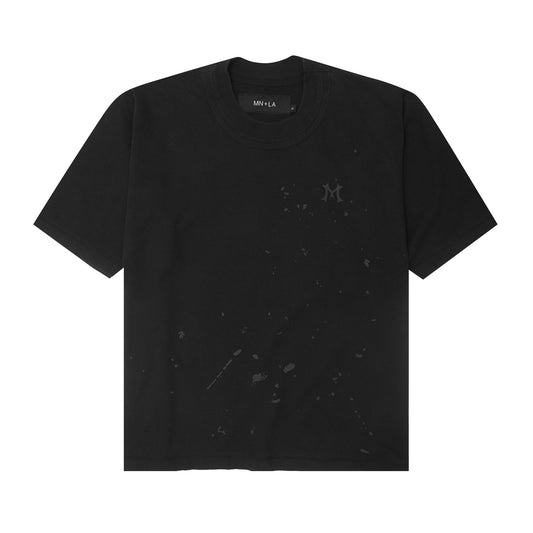 "HITTER" V3 MOCK NECK LITE TEE IN ONYX