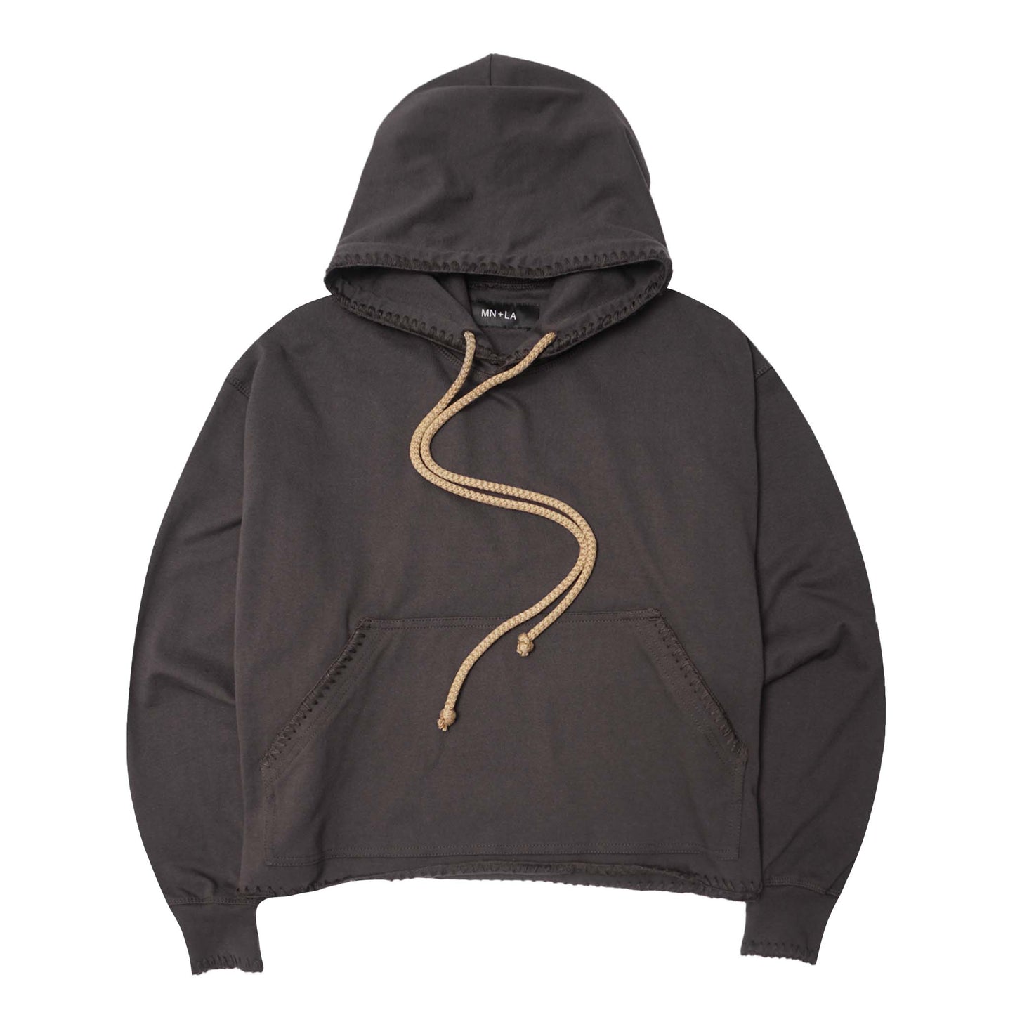 INCA HOODIE IN CHARCOAL GREY