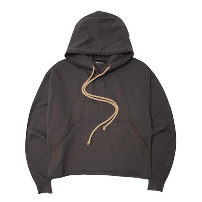 INCA HOODIE IN CHARCOAL GREY