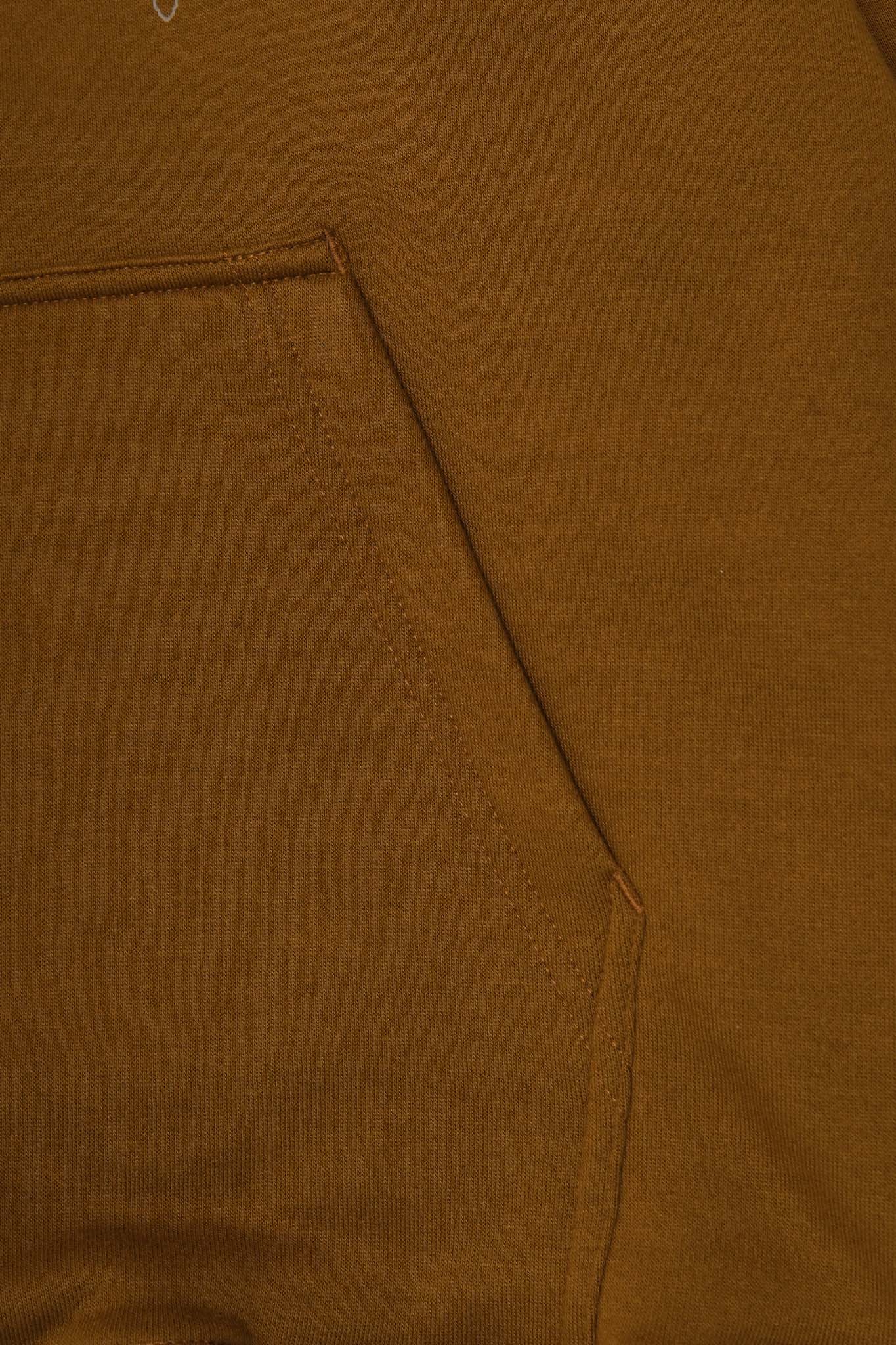 "BALANCE" HOODIE IN RUST