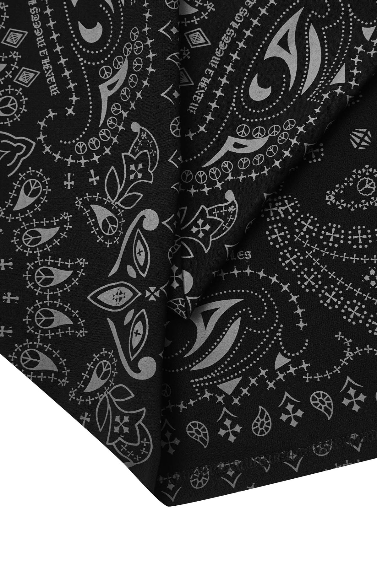 "PEACE PAISLEY" PHAT PANTS IN RAVEN