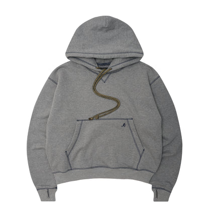 M+ EXO™ HOODIE IN HEATHER GREY/NAVY