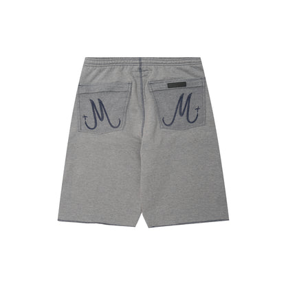M+ EXO™ CUTOFF PANTS IN HEATHER GREY/NAVY