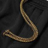 "M+ TEMPLE BLOOM" PHAT PANTS IN CAVIAR